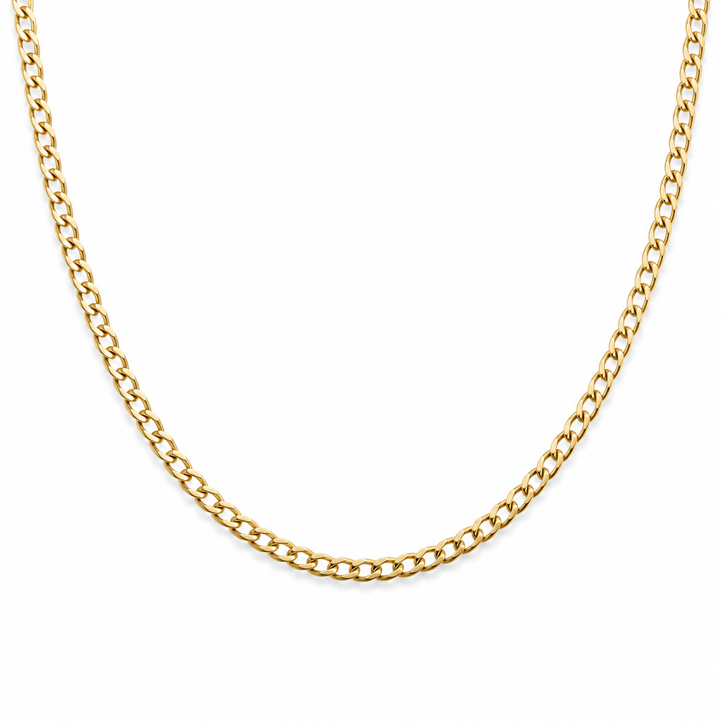 LUXE GOLD CURB CHAIN