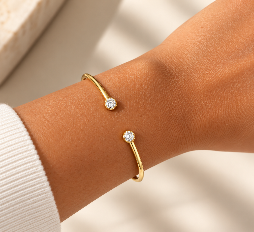 Open-End Lab-Grown Diamond Bracelet – MYLU JEWELRY