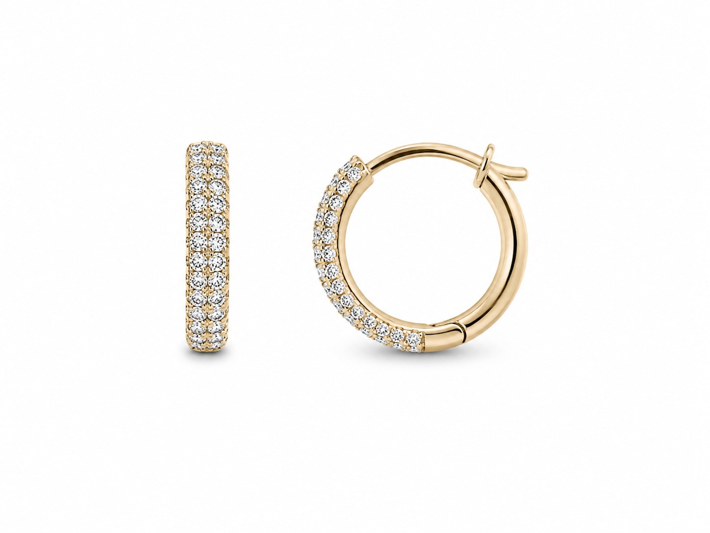 STARLIGHT PAVE HOOPS