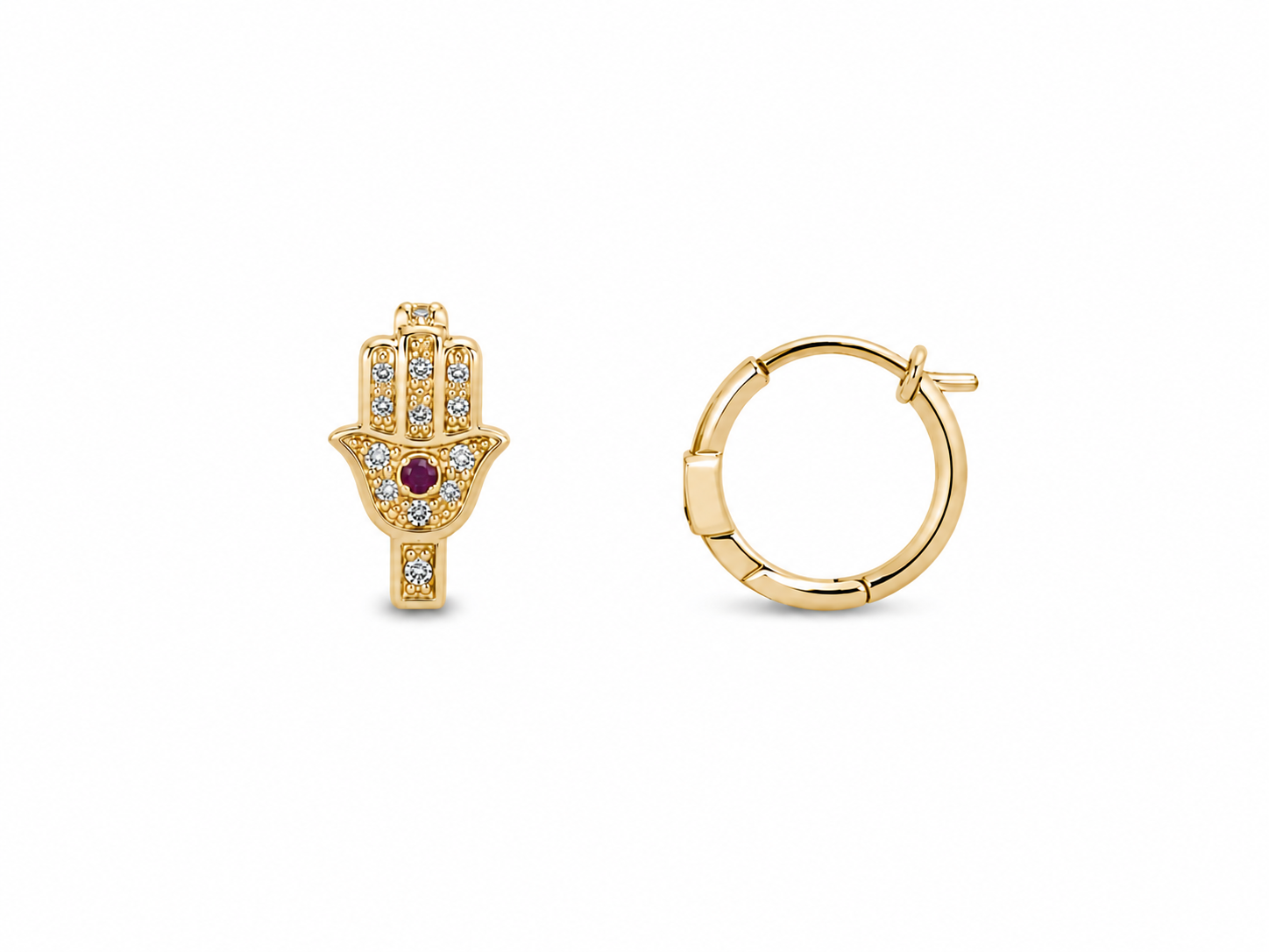 LUNA HAMSA HOOPS