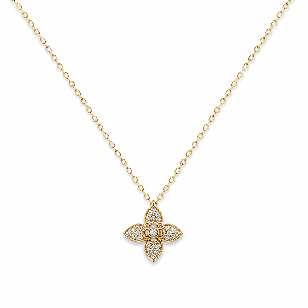 GOLDEN FLEUR NECKLACE