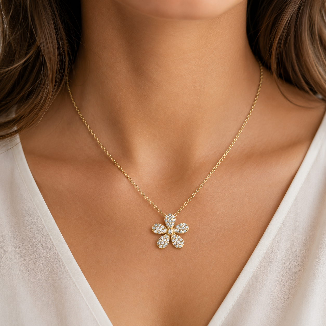 RADIANT DAISY NECKLACE